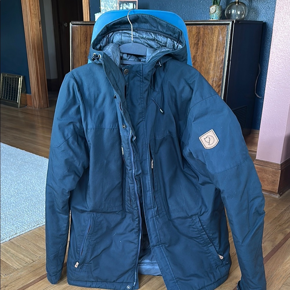 Fjällräven Blue Hooded Jacket